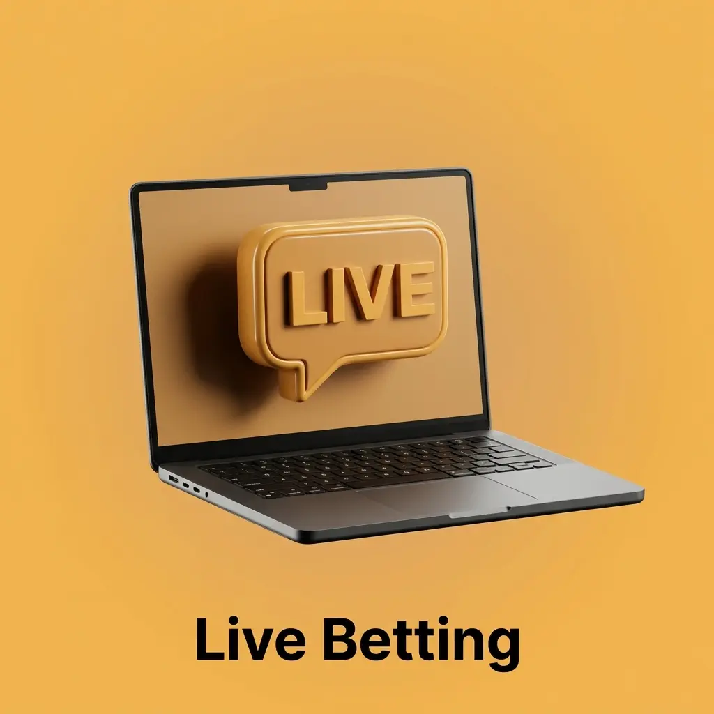 Live betting screen showing in-progress match odds